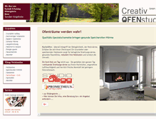 Tablet Screenshot of creativ-ofenstudio.de